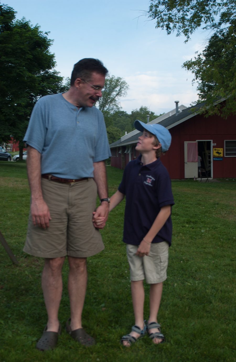 Tim O'Brien and Michael Patrick O'Brien at Mission Meadows, Lake Chautauqua