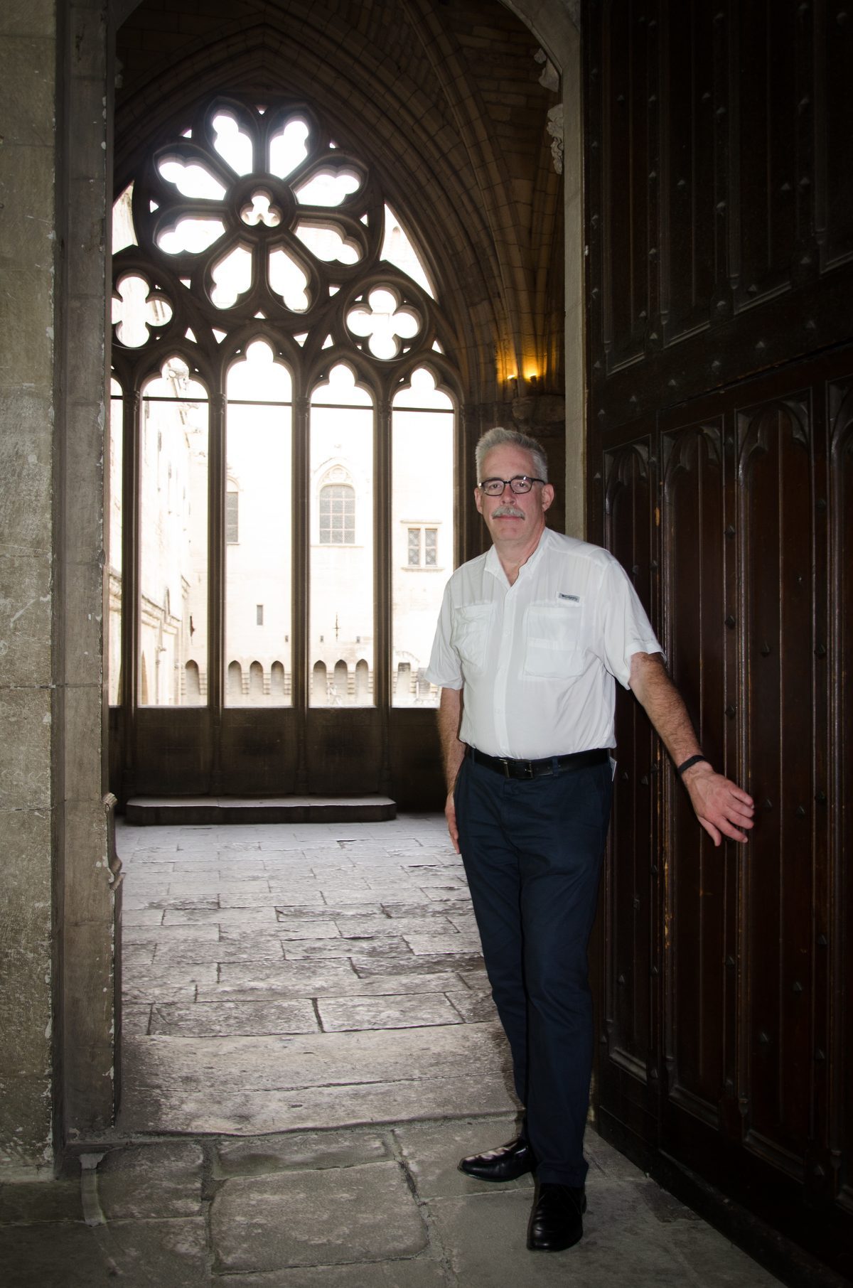 Inside the Palais des Papes, Avignon, France